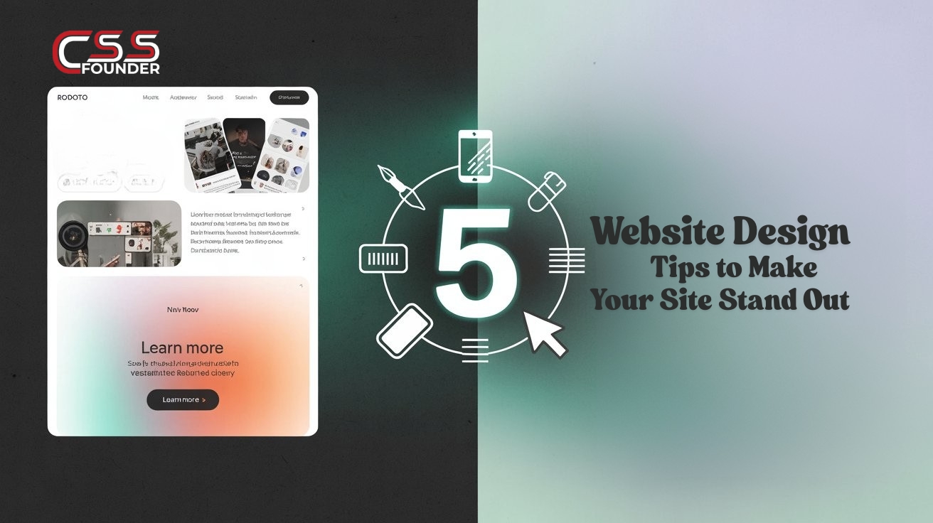 5 Website Design Tips to Make Your Site Stand Out