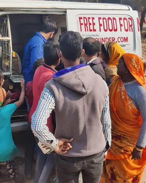 Free Food in faridabad