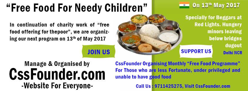 Free Food in faridabad